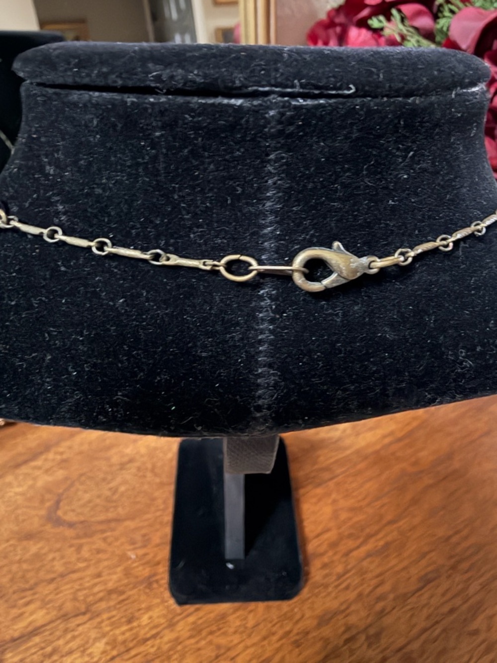 Long Purple Bead Station Necklace - Women Jewelry - Picture 9 of 9